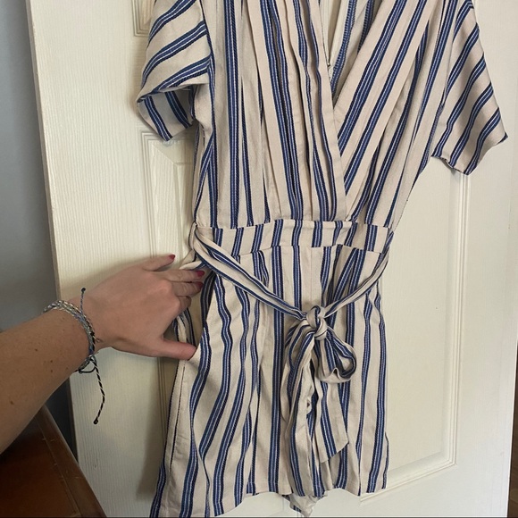 Striped Romper - Picture 8 of 11